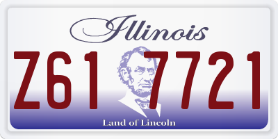 IL license plate Z617721