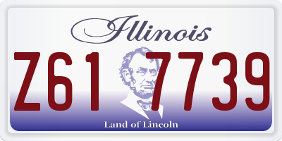 IL license plate Z617739
