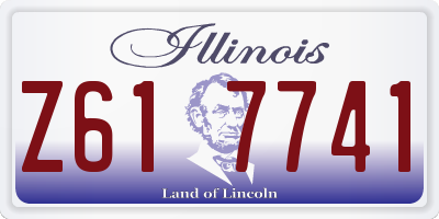 IL license plate Z617741