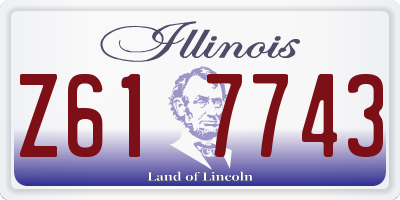 IL license plate Z617743