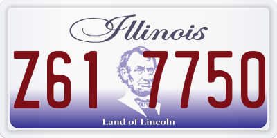 IL license plate Z617750