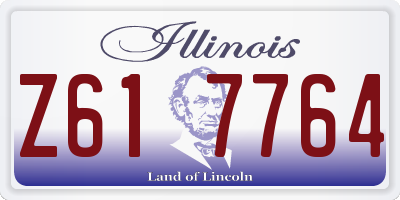 IL license plate Z617764