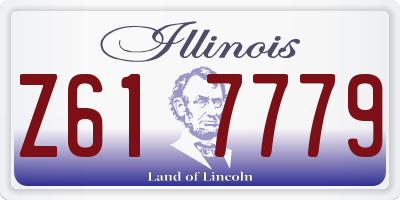 IL license plate Z617779