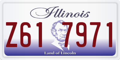 IL license plate Z617971