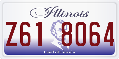 IL license plate Z618064