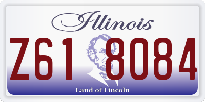 IL license plate Z618084