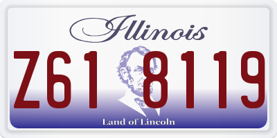 IL license plate Z618119