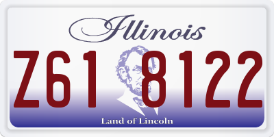 IL license plate Z618122