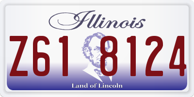 IL license plate Z618124