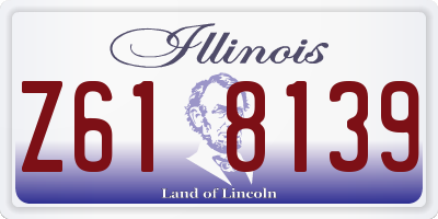 IL license plate Z618139