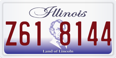 IL license plate Z618144