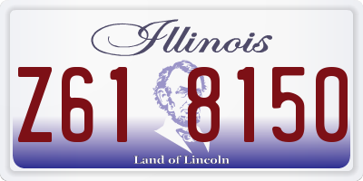 IL license plate Z618150