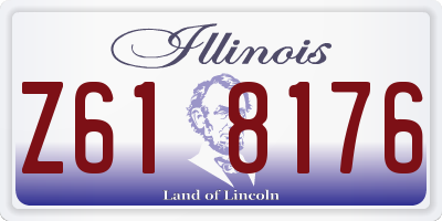 IL license plate Z618176
