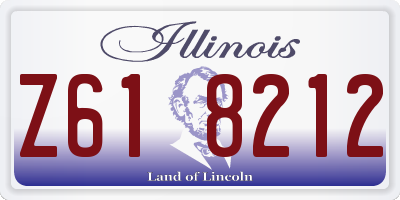 IL license plate Z618212