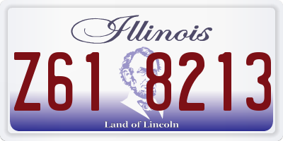 IL license plate Z618213