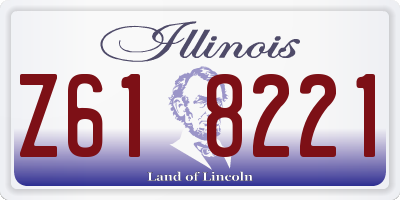 IL license plate Z618221