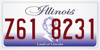 IL license plate Z618231