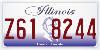 IL license plate Z618244