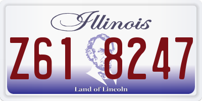 IL license plate Z618247