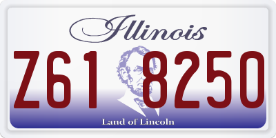 IL license plate Z618250