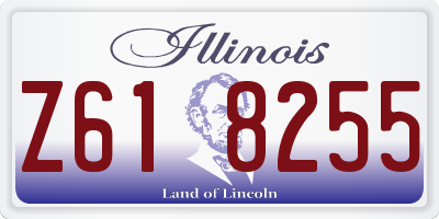 IL license plate Z618255