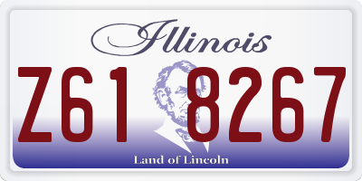 IL license plate Z618267