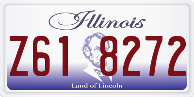IL license plate Z618272