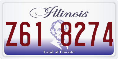IL license plate Z618274