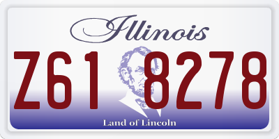 IL license plate Z618278