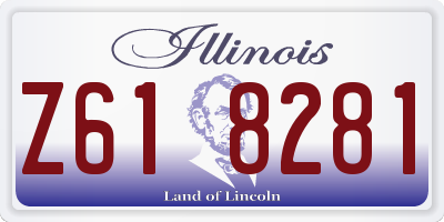 IL license plate Z618281