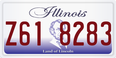 IL license plate Z618283