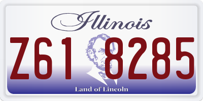 IL license plate Z618285