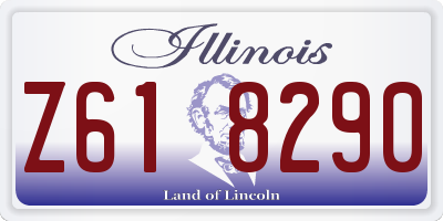 IL license plate Z618290