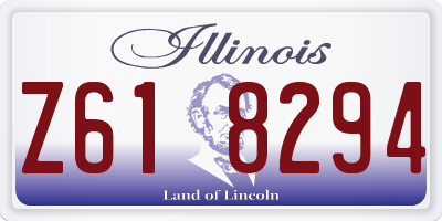 IL license plate Z618294