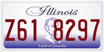 IL license plate Z618297