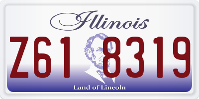 IL license plate Z618319