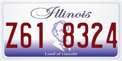 IL license plate Z618324
