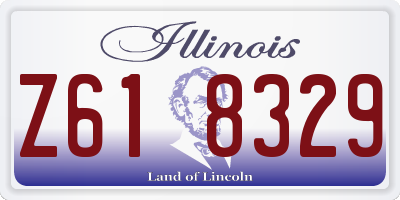 IL license plate Z618329
