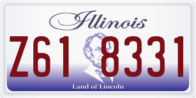 IL license plate Z618331