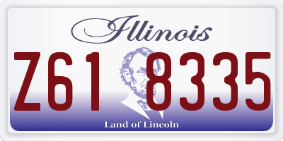 IL license plate Z618335