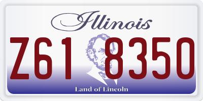IL license plate Z618350