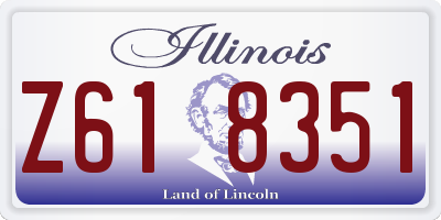 IL license plate Z618351