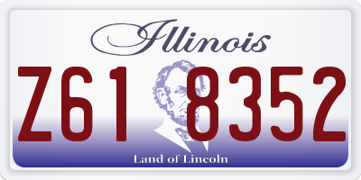 IL license plate Z618352