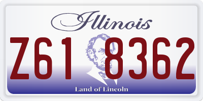 IL license plate Z618362