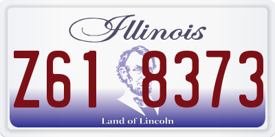 IL license plate Z618373