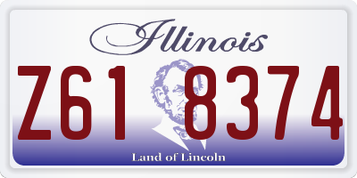 IL license plate Z618374