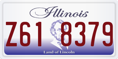 IL license plate Z618379