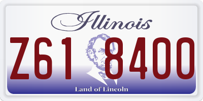 IL license plate Z618400