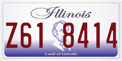 IL license plate Z618414