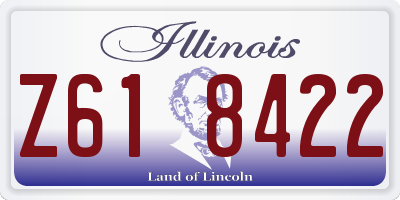 IL license plate Z618422